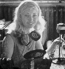 Peggy in the studio Peggy in the studio